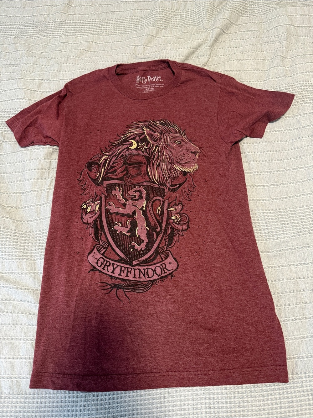 Warner Bros. Gryffindor Maroon Kids Graphic Tee